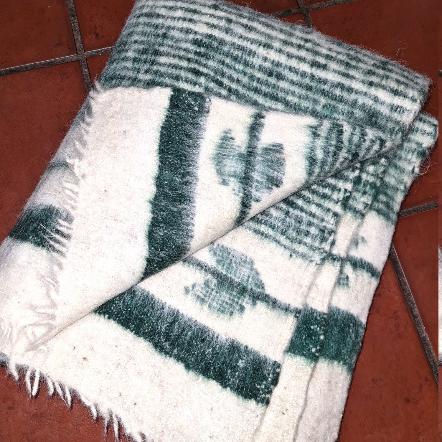 Guatemalan Wool Blanket Made in Momostenango Poncho Etsy