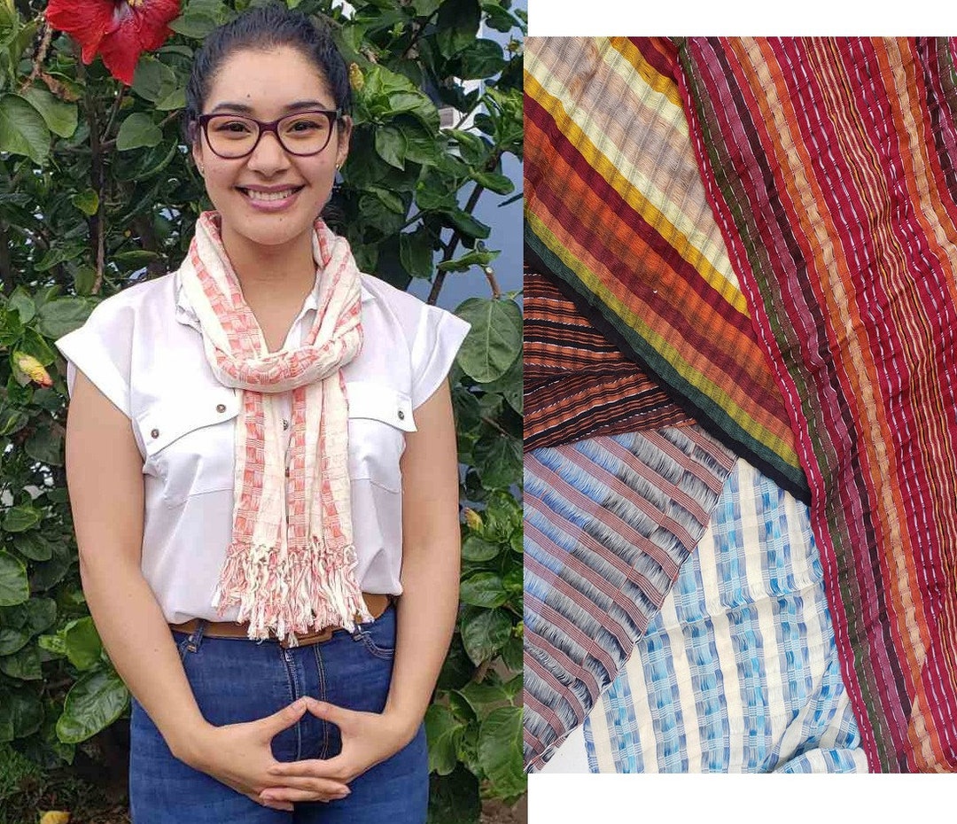 Handmade Guatemalan Cotton Shawl in Sierras main image 0