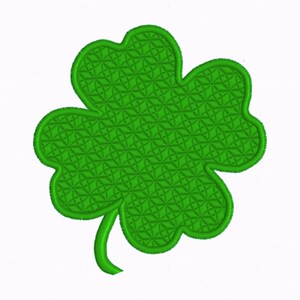 Machine embroidery &quot;Clover&quot;. Machine Embroidery Design .Youth embroidery. T-shirt embroidery machine, for women. PDF Pattern.