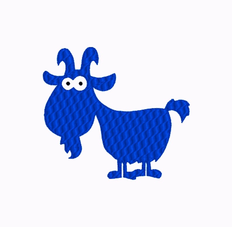 Machine Embroidery Design .Youth embroidery T-shirt embroidery machine Machine embroidery Goat Goat design PDF Pattern.