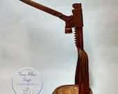 1920s Indestro Bench Top Bottle Capper Made from steel, with a beautiful rust patina. Barn Find Very Rare