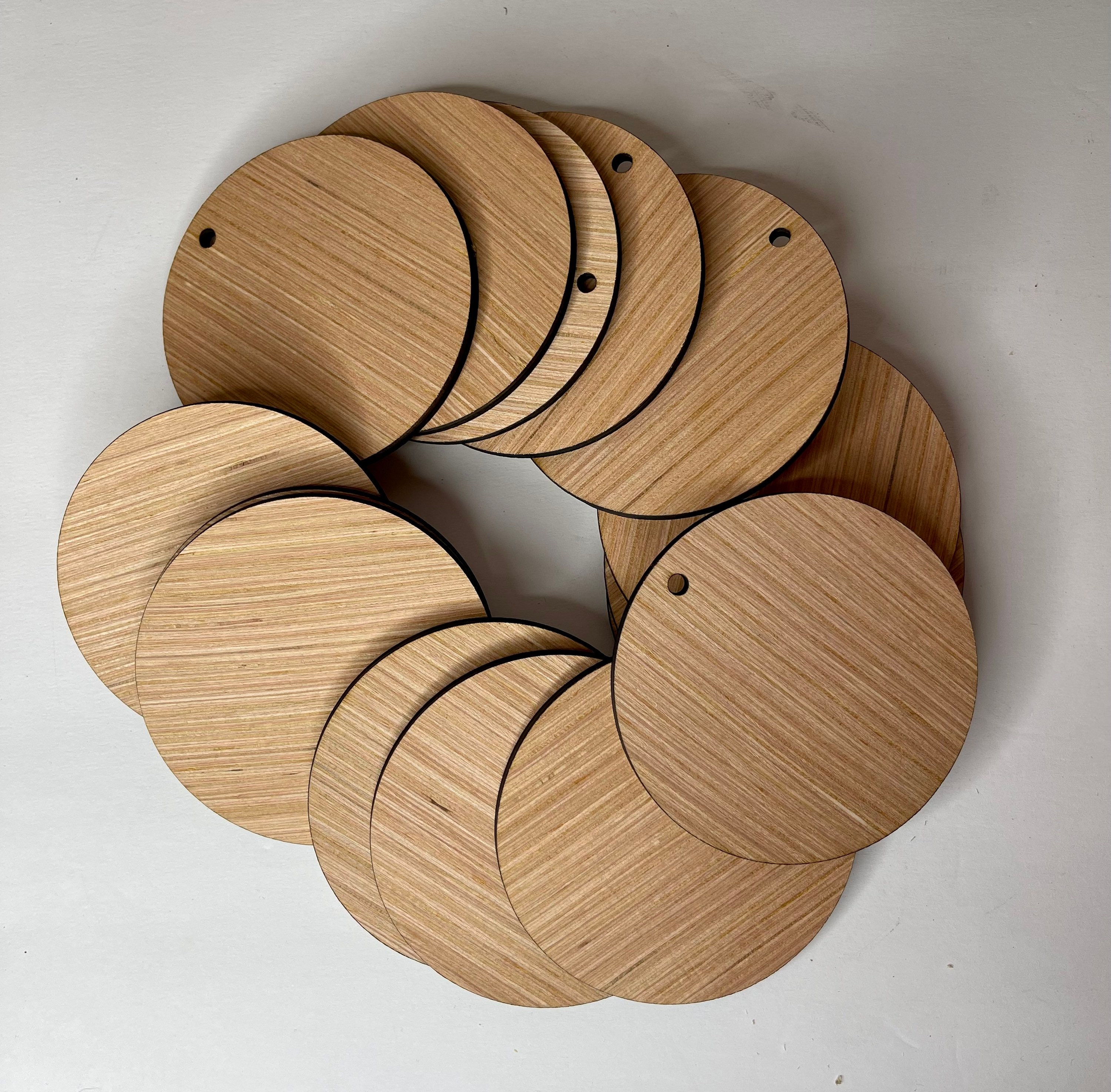 Natural Wooden Rounds, Assorted Size, Round Wooden Discs, Wood Rounds for  Crafting, Wood Ornament Blank, Blank Wooden Coaster, Natural Gift 