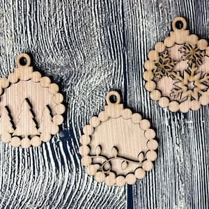 Wood Christmas Ornament Blanks | DIY Christmas Craft