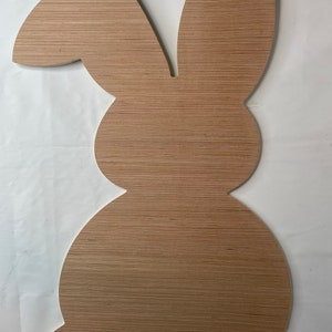 DIY Easter Door Hanger - Blank Easter Bunny hanger - Blank Wood Door Hanger - Bunny Door Hanger - Unfinished Door Hanger