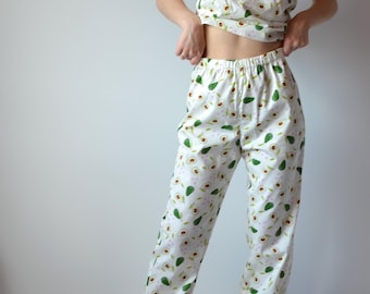 Womens Cotton Pajama Pants, Pj Bottoms