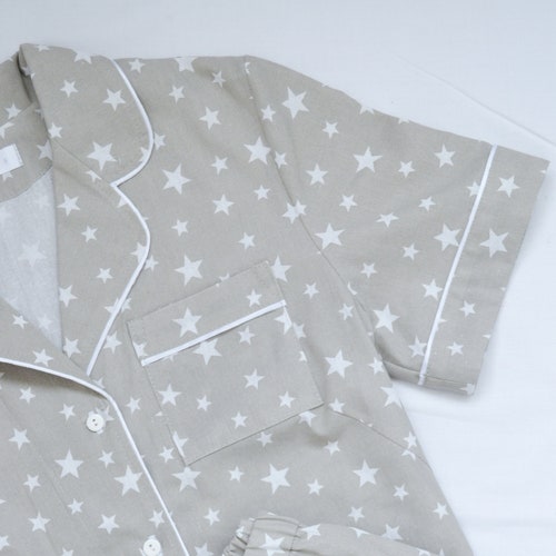 Pajama Set With Stars Cotton Pajama for Womens - Etsy