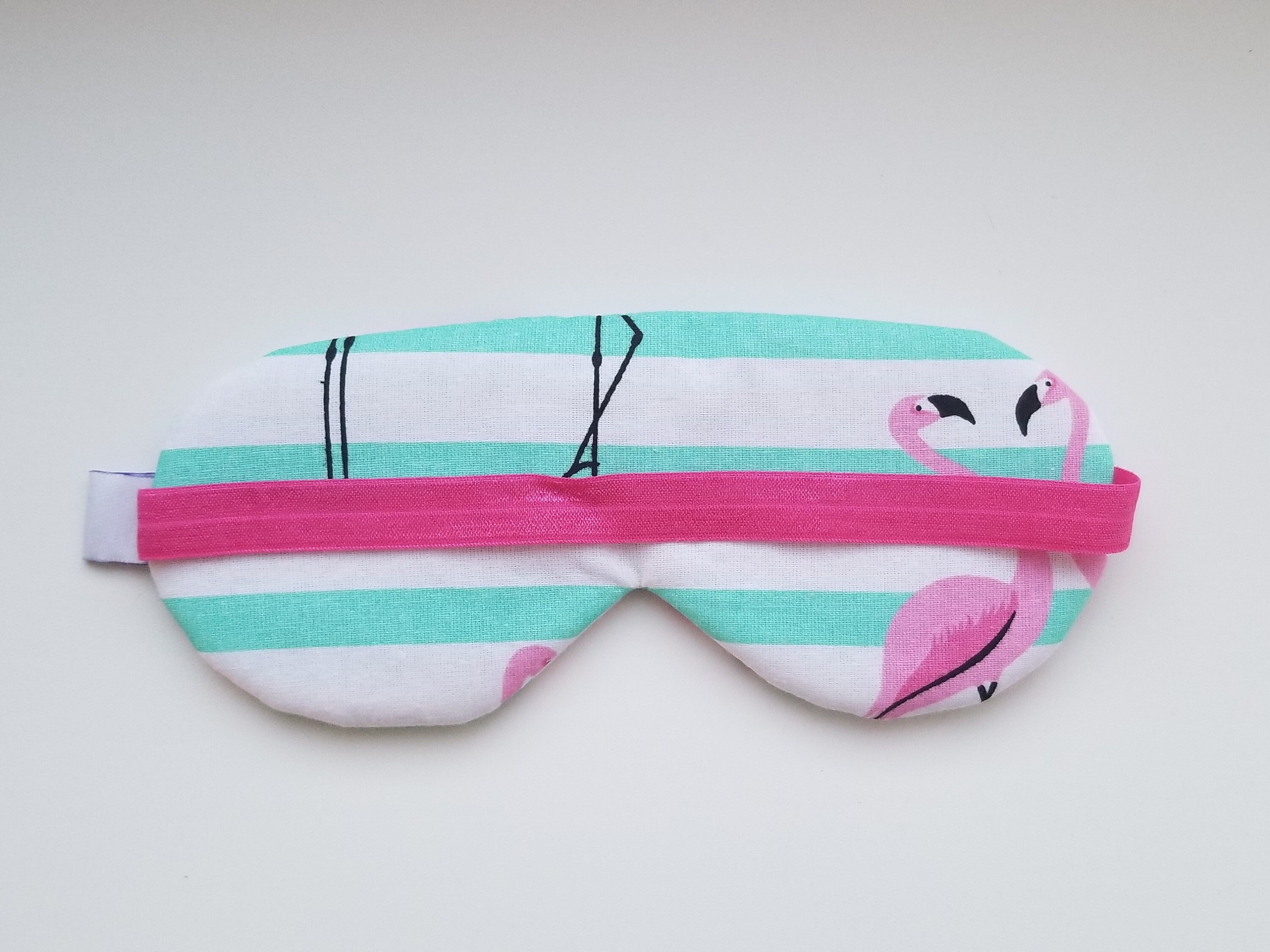 Cotton Sleep Mask Flamingo Cute Sleepmask Etsy