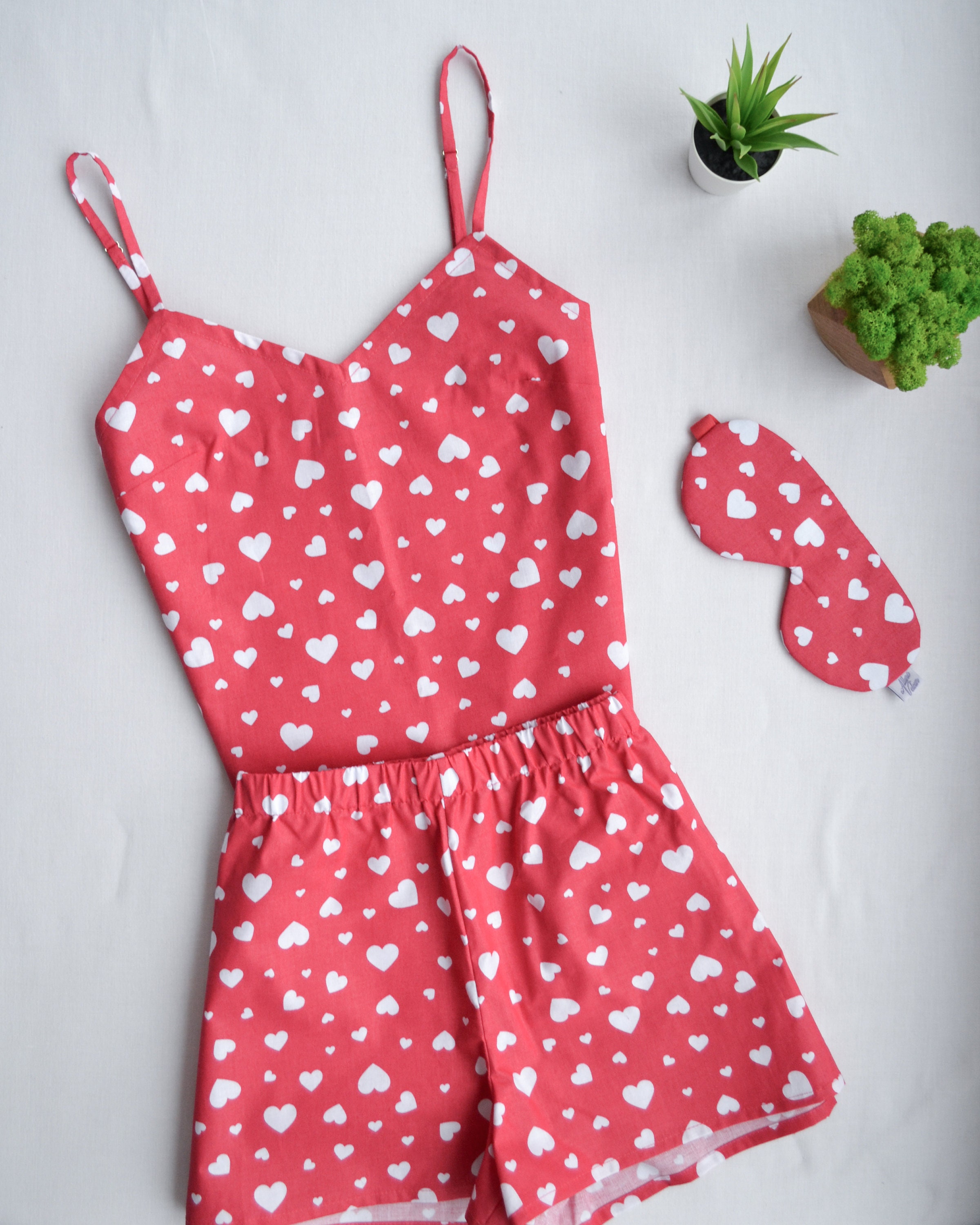 Floral Heart Pajamas main image 1