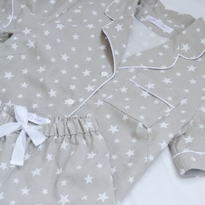 Pajama Set With Stars Cotton Pajama for Womens - Etsy