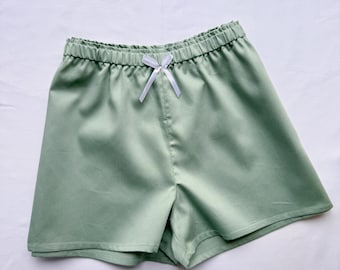 Damen Baumwolle Pyjama Shorts, Weiche Nachtwäsche Böden, Sommer Lounge Shorts, Geschenk für Sie