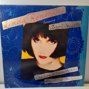 Rare 1989 Linda Ronstadt Cry Like A Rainstorm Vinyl Record