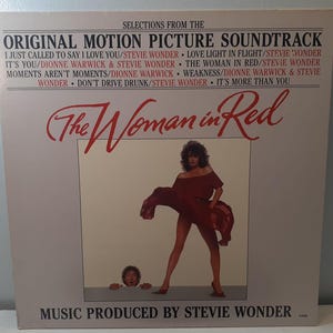1984 The Woman In Red Soundtrack: Stevie Wonder, Motown Vinyl