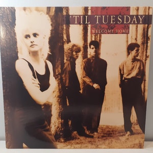 1986 Til Tuesday Welcome Record with original lyric sheet picture sleeve Epic Records E-40314 BL-40314 1986 CBS Til Tuesday Welcome Home