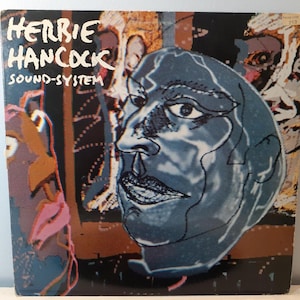 1984 Herbie Hancock Sound System Gold Stamp Promo 1984 CBS Records Sound System FC-39478 AL-39478 Herbie Hancock record Sound System