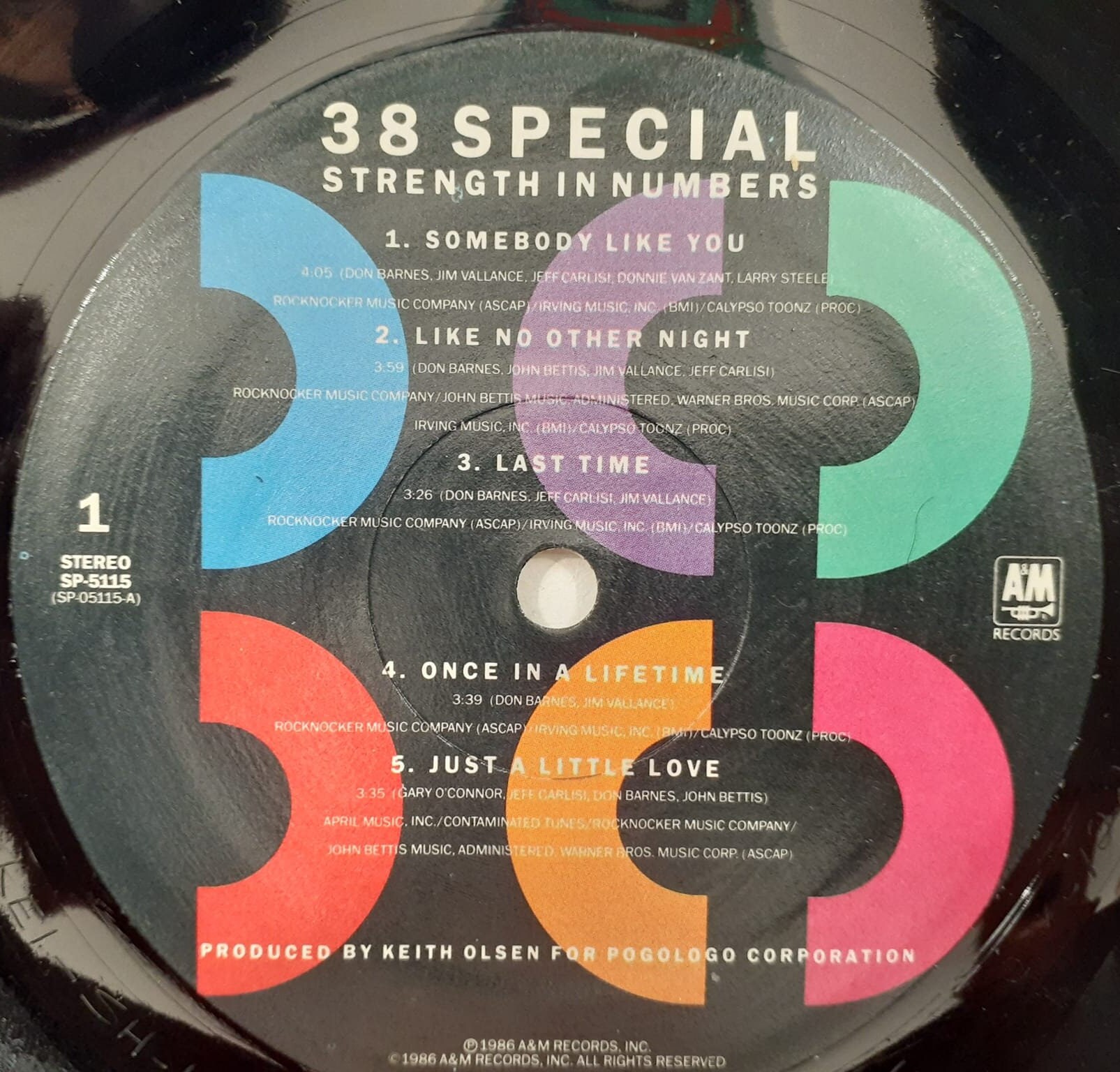 The Music Strength In Numbers LPレコード
