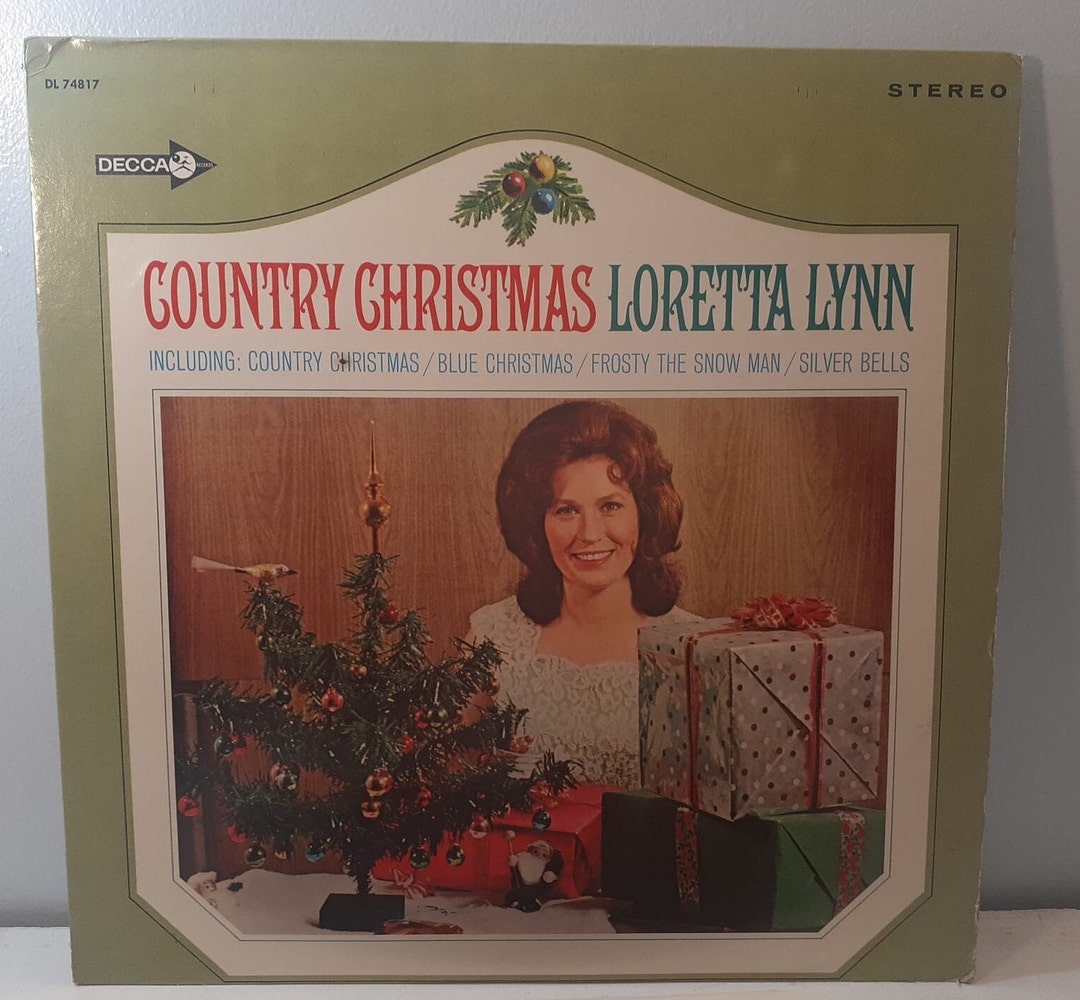 1968 Loretta Lynn Country Christmas Record Decca Records DL 74817 1968 1968-loretta-lynn-country-christmas-record-decca-records-dl-74817-1968