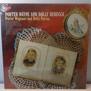 1970 Porter Wayne and Dolly Rebecca 1970 RCA Records Porter Wagner and Dolly Parton cover in opened shrink wrap LSP-4305 record like new