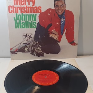 1967 Merry Christmas Johnny Mathis With Percy Faith Columbia Records ...