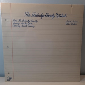 New The Partridge Family Notebook Bell 1111 Stereo record The Partridge Family Notebook record with David Cassidy and Shirley Jones 1972 New
