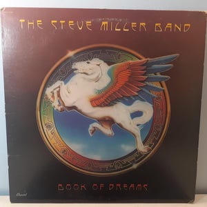 1977 The Steve Miller Band Book Of Dreams with lyric sheet sleeve SO-511630 Capital Records 1977 Steve Miller Band Book Of Dreams record