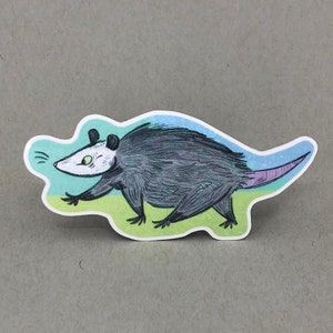Sticker vinyle Opossum Pal