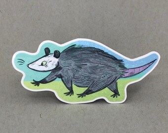 Adesivo de vinil Opossum Pal