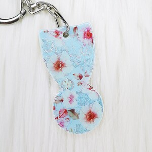 Blumen Einkaufswagenchip Blau