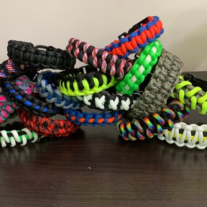 Custom made Paracord Bracelets