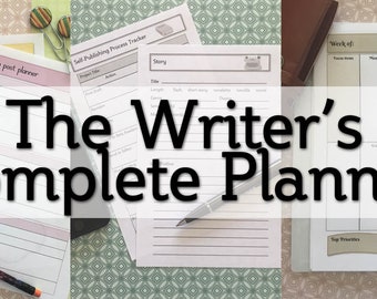 Writer's Complete Planner Pages Printables