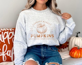 Pumpkin Farm Sweatshirt: Cosy Halloween Autumn Jumper