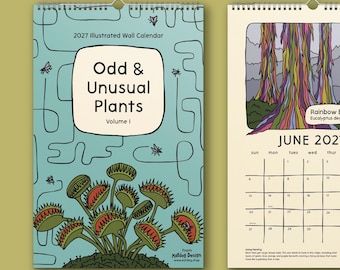 11"x17" | 2027 Calendar Year | Odd & Unusual Plant Wall Calendar