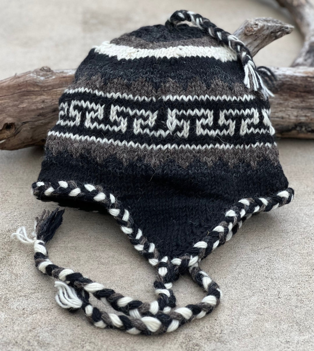 [韓国] earflap warmer beanie 2023 Korea Ins Long Tied Rope Beanies Hat with Earflaps