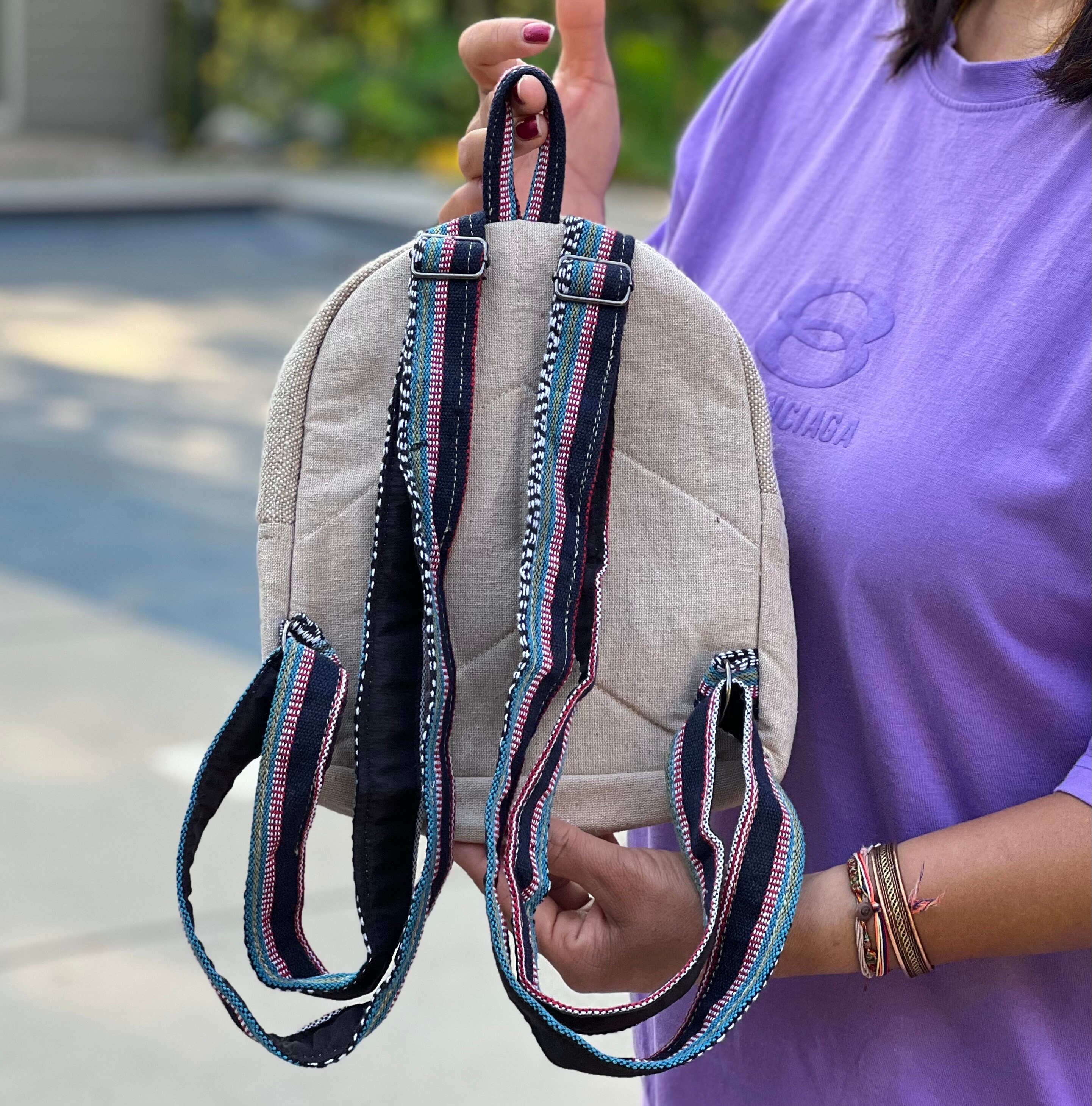 Small Lightweight Minipack Handmade Himalayan Hemp Travel, Hiking ...