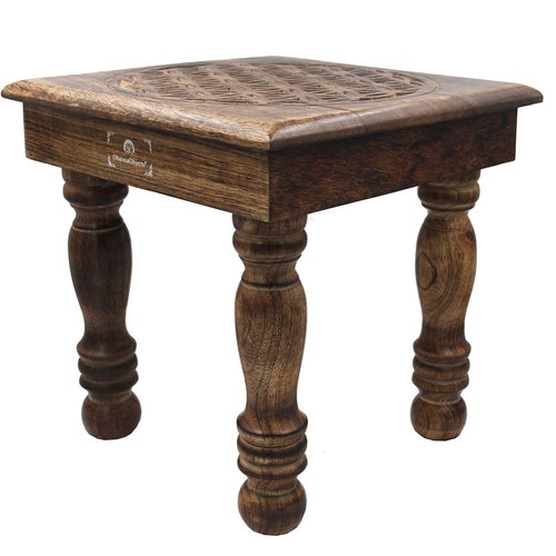 Mini Puja Table. Puja Pedestal. Meditation Shrine. Prayer Etsy