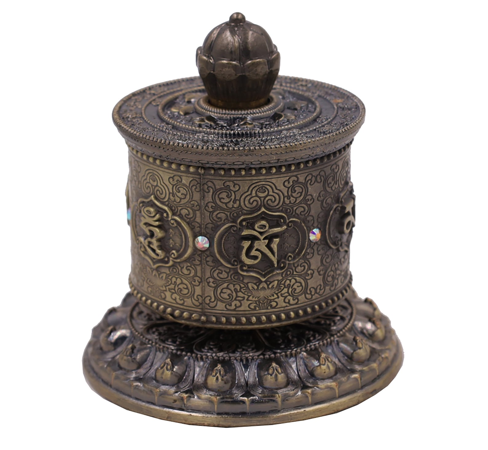 Tibetan Prayer Wheel Premium Quality Solid Brass Heavy Duty | Etsy