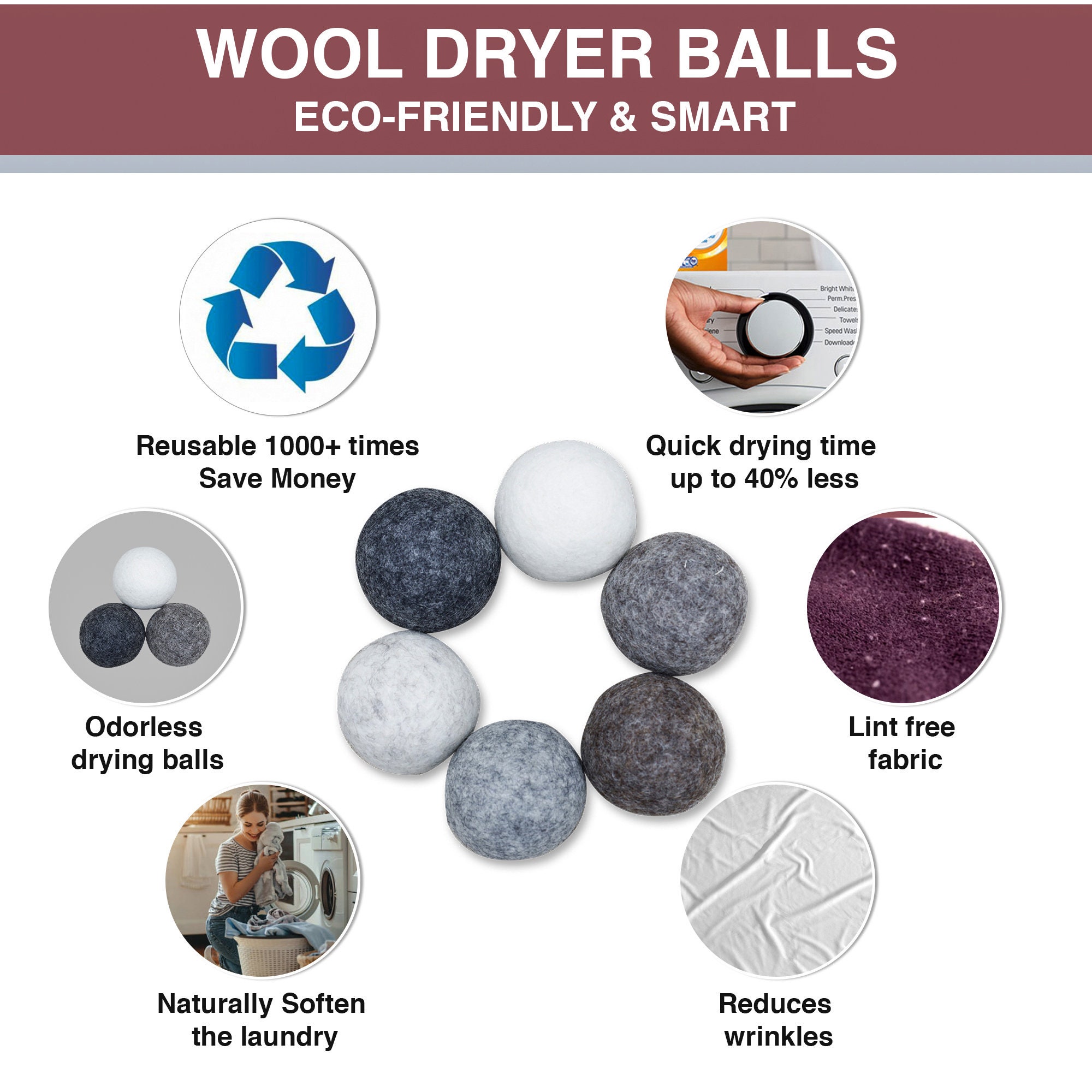 Panda Dryer Balls 