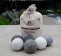 Wool Dryer Balls 6 Pk: Organic New Zealand Wool, Surprise Print, Solid