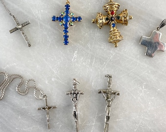 1 crucifix pendant, cross, religious, choose 1