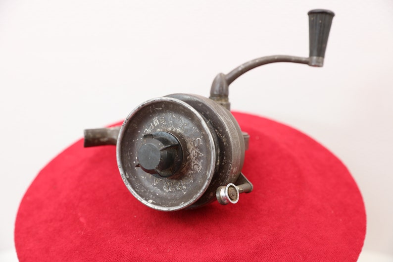 Sagarra Reel Vintage Spanish Fishing Reel Etsy