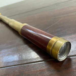 Echtes Taschenfernrohr - Piratenfernglas - Frankreich 1900-50er Jahre