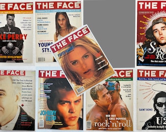 The Face Magazine, choose 1 or more, pre-owned magazines, London style music fashion film TV society politics and global current affairs