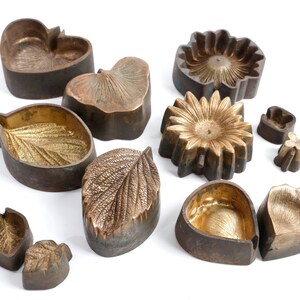 新品】oldmountain brass tsuchime MOLDS 槌目（Brass Flower