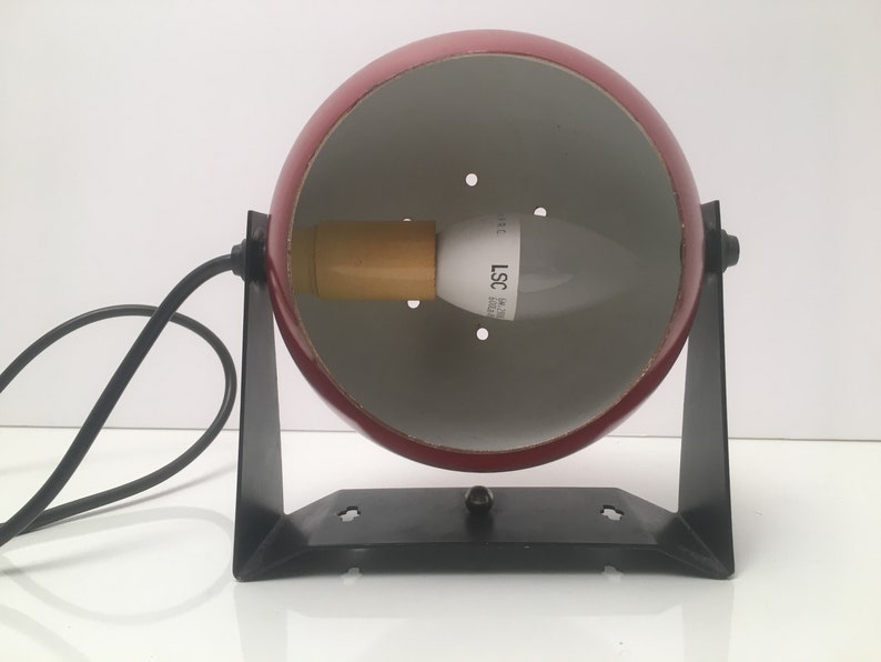 Classic Red Vintage Sphere Wall light