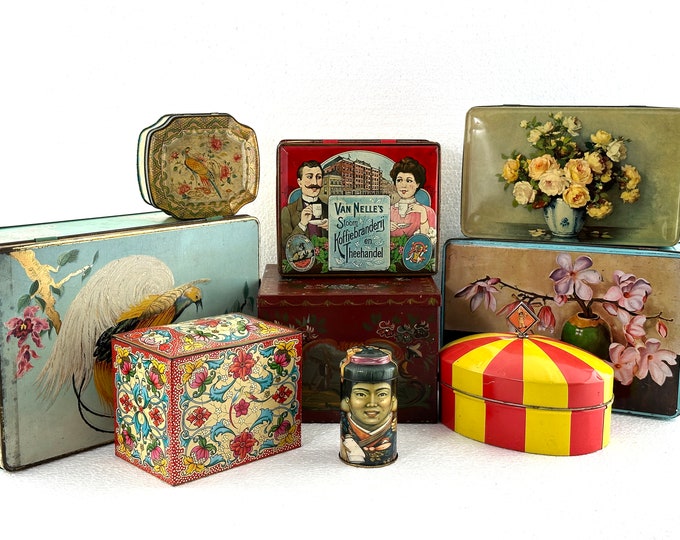 Antique Tin DAINTY DINAH Cream Sweets by George W. Horner Durham ...