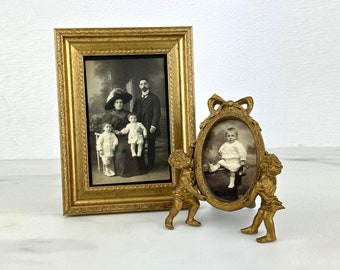 Antique photo with frame, choose 1 or choose both