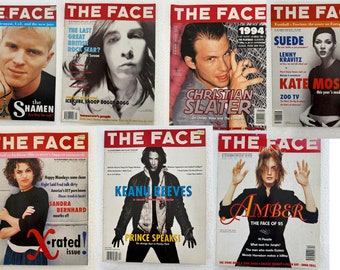 The Face Magazine, choose 1 or more, pre-owned magazines, London style music fashion film TV society politics and global current affairs