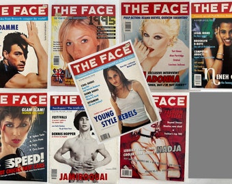The Face Magazine, choose 1 or more, pre-owned magazines, London style music fashion film TV society politics and global current affairs