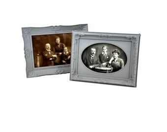 2 Antique photos with frames
