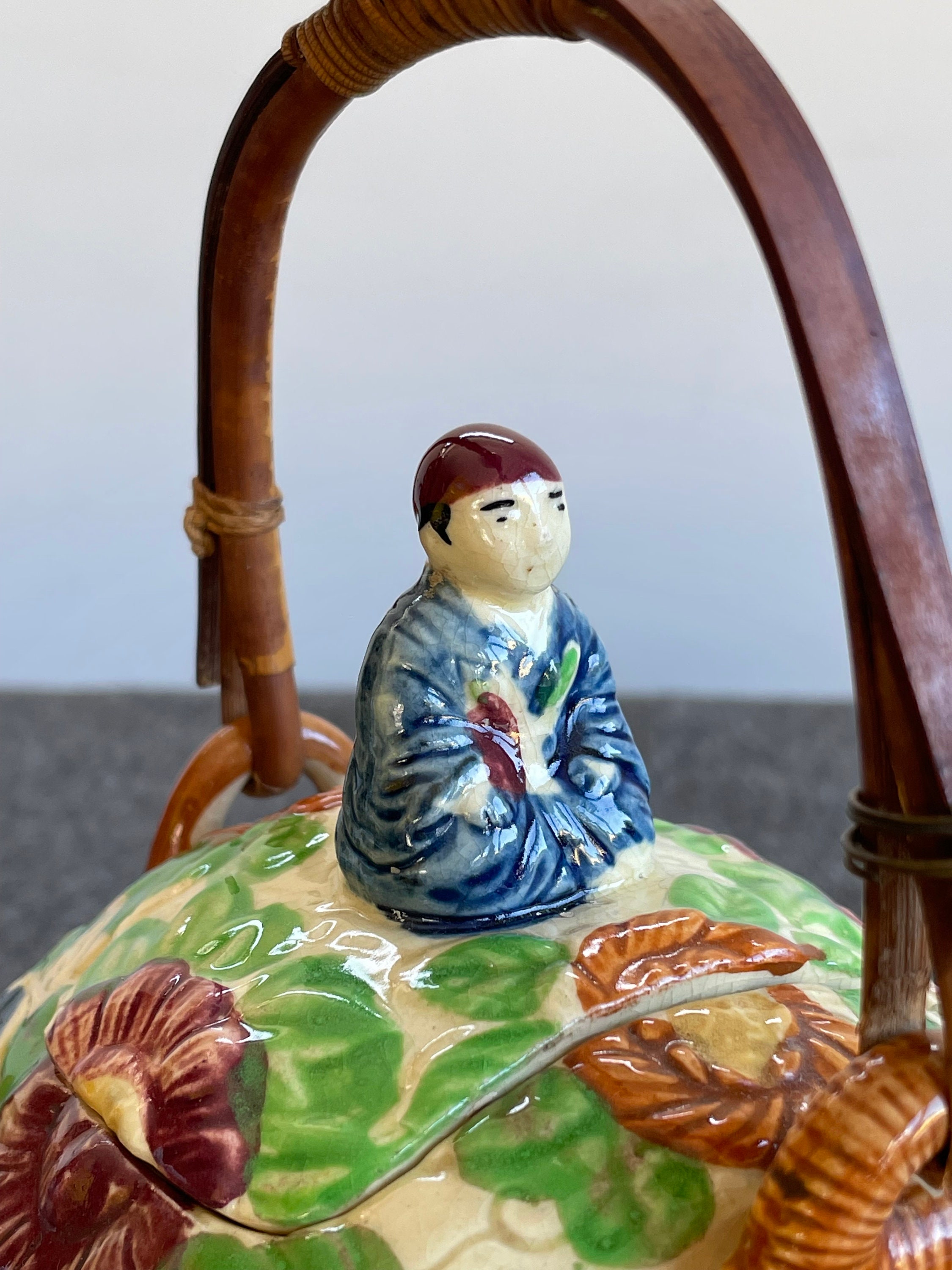 Antique Japanese Elephant Teapot Etsy