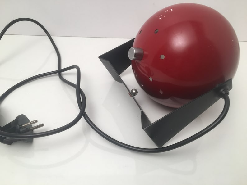 Classic Red Vintage Sphere Wall light